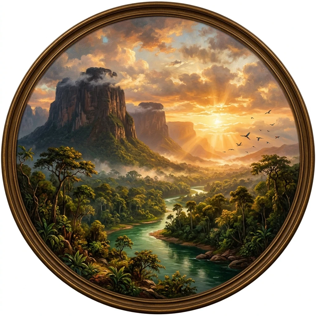 Paisaje de Tepuis y Ríos